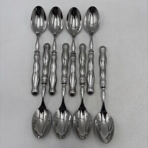 Southern Living Gallery Set of 8 Oval Soup Spoons SLAH Stainless Flatware